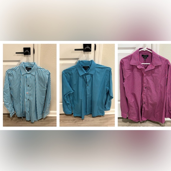 Bundle of 3: Apt 9 Button Downs - Large - Picture 1 of 4